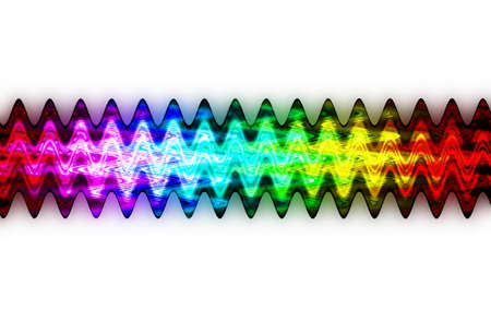 abstract  multicolor  with motion blur on white background