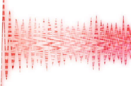 abstract red color   background  and digital wave with motion blur