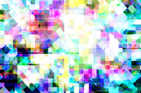 abstract multicolor texture  background with square patternの写真素材