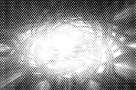 abstract black and white background with motion blur copy space templateの写真素材