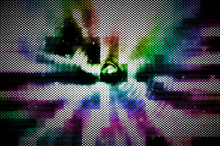 abstract multicolor background with motion blur