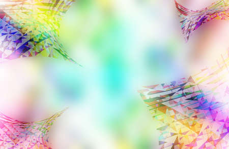 abstract   multicolor  background with square patternの写真素材