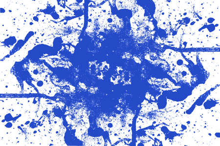 abstract blue color background splash water color for templateの写真素材