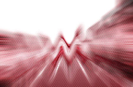 abstract red  color background with motion waveの写真素材