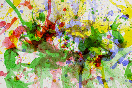 abstract multicolor background from water color for art background