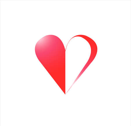 vector of playing card with aces symbol of heart for gamble game and casino leisureのイラスト素材