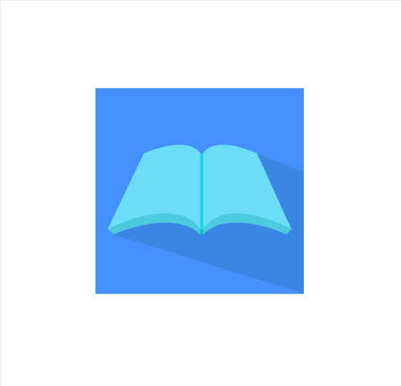 book vector logo of education and university for intelligent library and schoolのイラスト素材