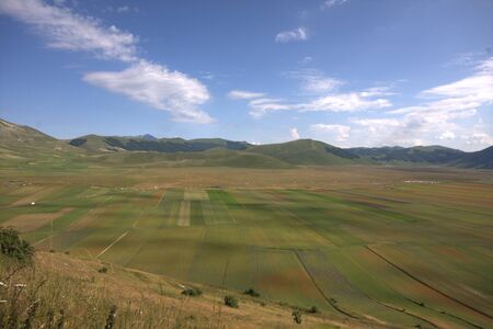 The Sibillini Park in the springの写真素材