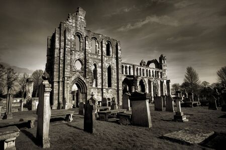 Ancient Cathedral in Scotlandの写真素材