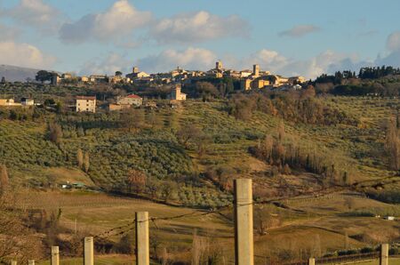 A view of Montefalco in Umbria