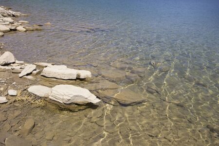 Lake texture in Italy