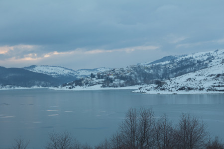 Mascioni village in Abruzzoの写真素材