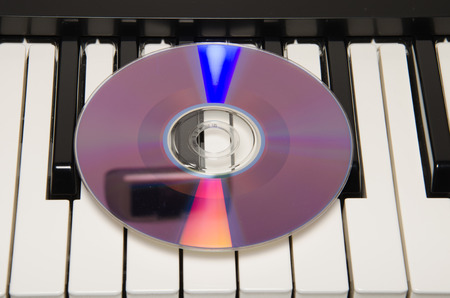 Live music verses recorded audioの写真素材