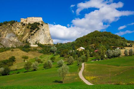 The old fortress of San Leoのeditorial素材