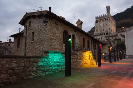 Photo of medieval city of Gubbioの写真素材