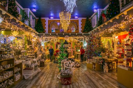 The reign of Santa Claus near Vetralla, Italyのeditorial素材