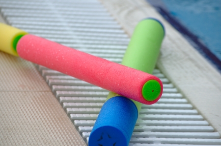 Foam water gun(s)/pistol(s)の写真素材