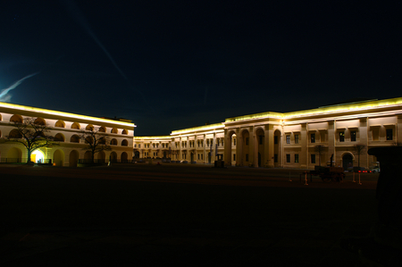 Fortress Ehrenbreitstein by nightのeditorial素材