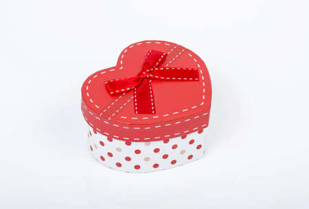 Heart gift boxの写真素材