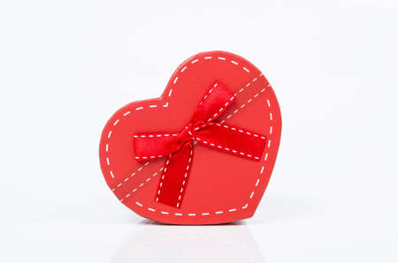 Heart gift boxの写真素材
