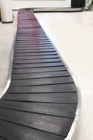 Baggage conveyor belt in Airport.の写真素材