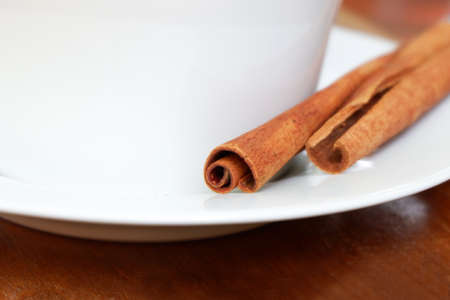 Cinnamon sticks for hot coffee.