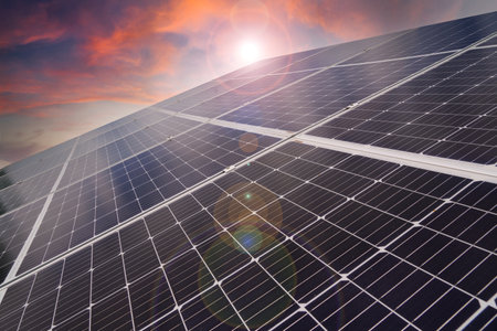solar energy, photovoltaic panels for renewable electric production