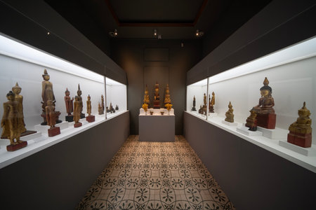 CHIANG MAI, THAILAND - FEBRUARY 14, 2024 : Lanna Folklife Centre exhibits the lifestyle of Lanna people in Chiang Mai, THAILAND.のeditorial素材