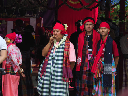 THAILAND - CHIANGMAI, 22 JUNE 2025 : The tradition is a traditional belief of the Lanna people in...