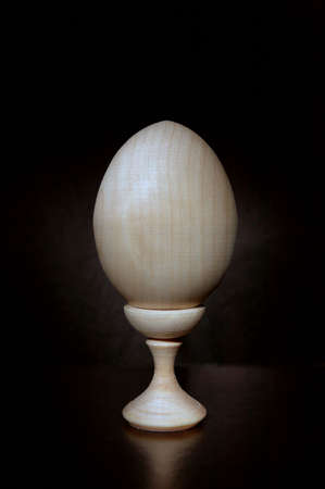 Wooden eggの写真素材