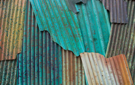 old zinc の写真素材