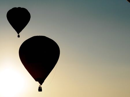 Hot air balloon festival Philippinesの写真素材