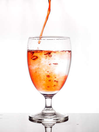 glass with waterの写真素材