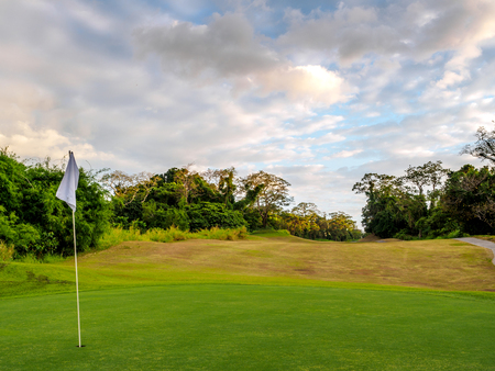 golf club in tagaytay, philippineの写真素材