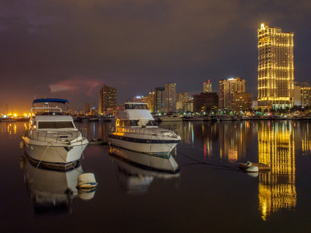 May 15, 2016 Manila Bay at Harbour Squareのeditorial素材