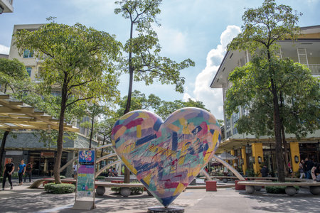 High Fort Bonifacio High Street , Manila Philippinesのeditorial素材