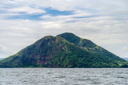 Taal Lake at TagayTay City, Philippinesの写真素材