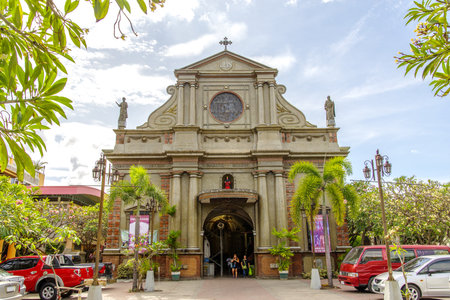 Mar 2,2017 Campanario de Dumaguete at Dumaguete City, Philippinesのeditorial素材