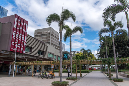 Apr 2,2017 at High Street,Fort Bonifacio,Manila Philippinesのeditorial素材