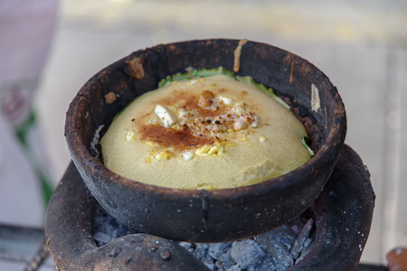 Philippines style rice cake Bibingkaの写真素材