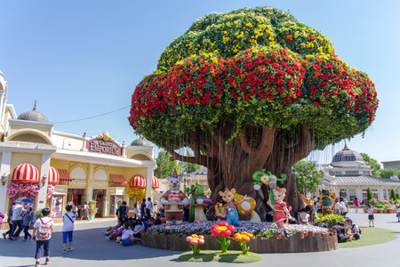 flower with tree in everlandのeditorial素材