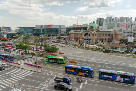 May 26,2017 look at Culture Station Seoul 284 at Seoullo7017 , Seoul, South Koreaのeditorial素材