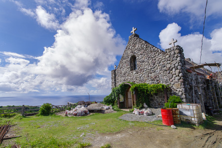 Tukon Church in Basco, Batanes, Philippinesの写真素材