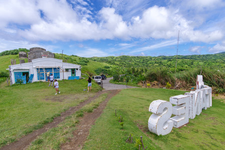 Sep 20, 2017 Tourist at Naidi Hills , Basco, Batanes, Philippinesのeditorial素材