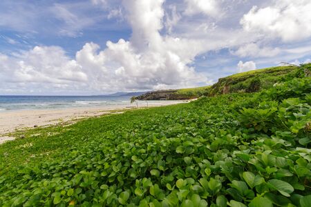 Morong Beach at Sabtang, Batanes, Philippinesの写真素材