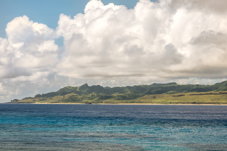 Sabtang view from Batan Island, Batanes, Philippinesの写真素材