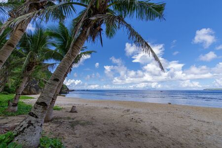 Beautiful white beach in Ivana Island, Batanes , Philippinesの写真素材