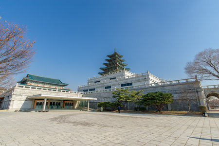 National Folk Museum of Korea, Seoul ,Koreaのeditorial素材