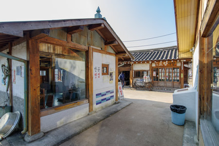 Dec 6,2017 A street of memories at National Folk Museum of Korea ,Seoul , Koreaのeditorial素材