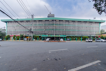 Jan 21,2018 Immigration Head Office Building in Intramuros, Manila, Philippinesのeditorial素材